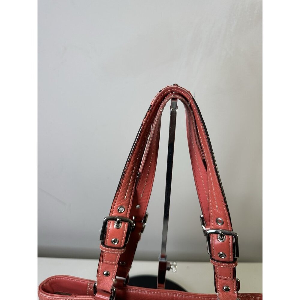 Coach Hamilton Pebbled Leather Hobo Shoulder Bag Double Handle F13089 - Picture 4 of 10